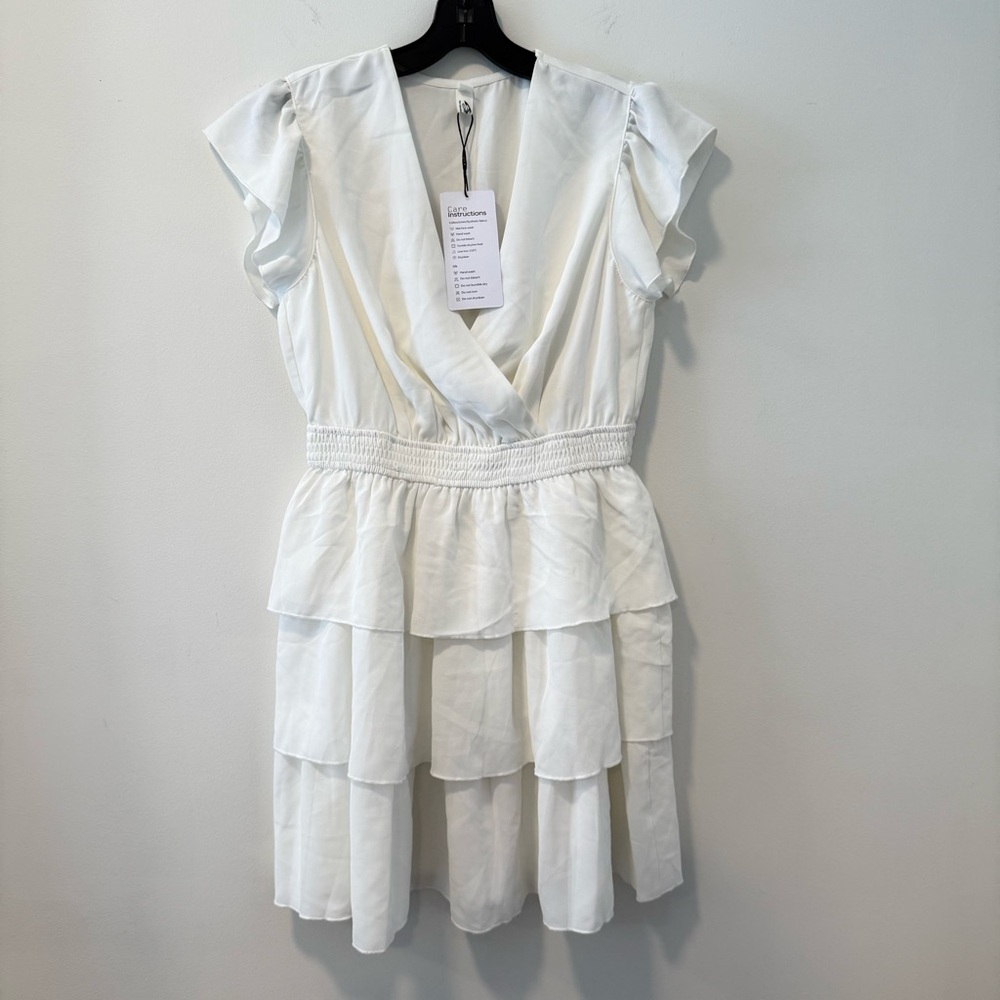 Byinns Dress Size M White Dress #Lux-G